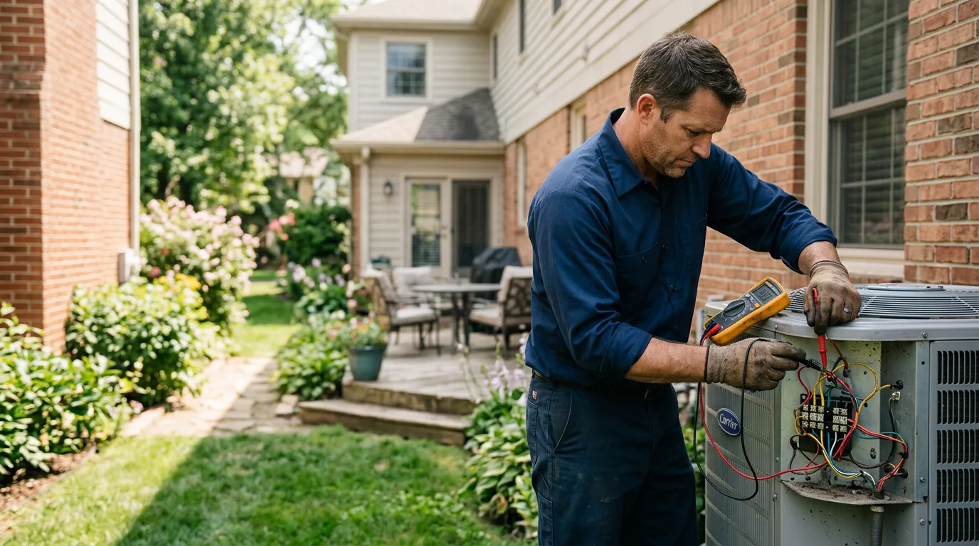 HVAC technician working near Grafton, NY